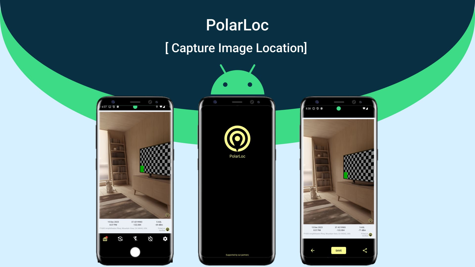 Android : PolarLoc (Capture Image Location)