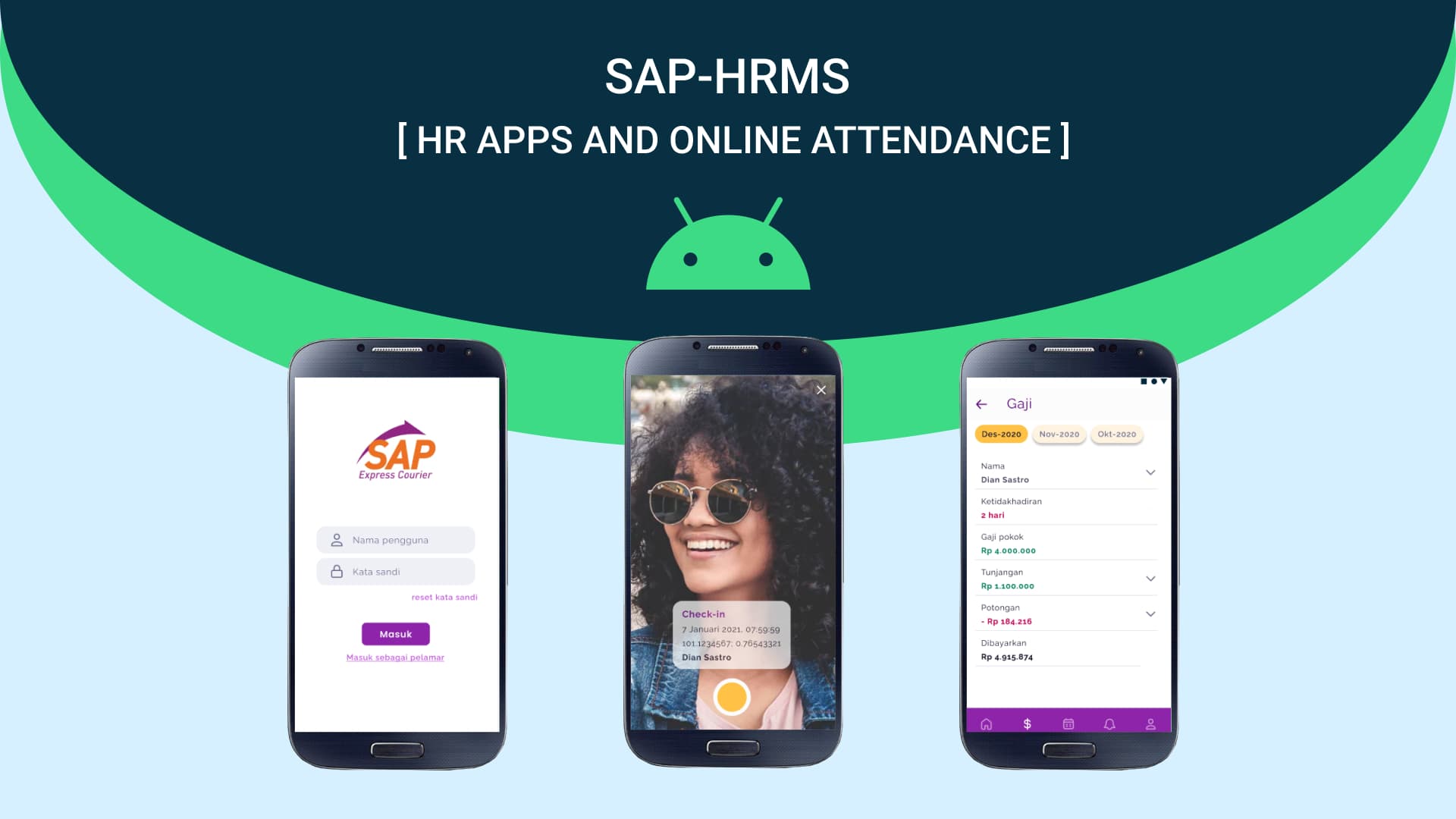 Android : SAP-HRMS ( HR Apps and Online Attendance )